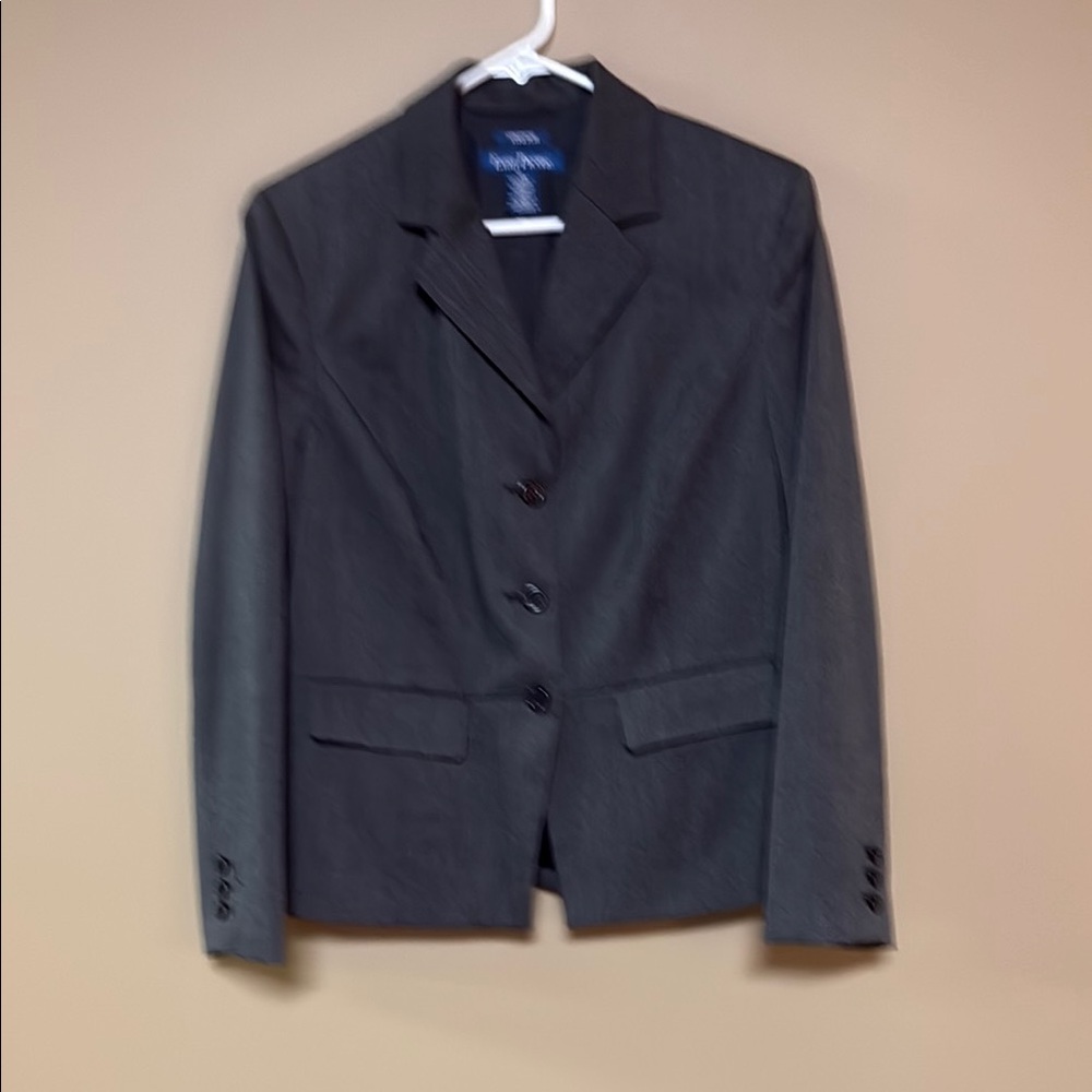 Evan-Picone Gray Blazer Classic Suit Jacket women’s size 12.  Excellent cond.
